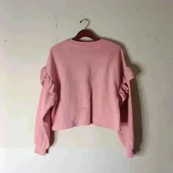 H&M Flowers Detail Sweatshirt - Picture 2 of 10